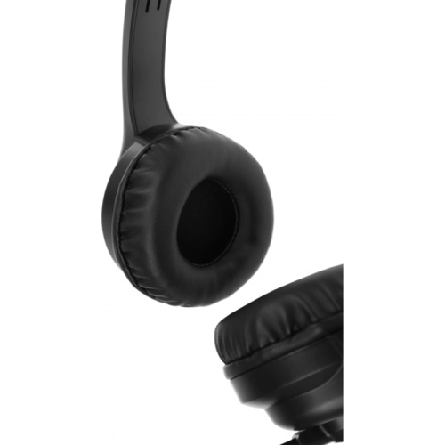 HU-8 Наушники с микрофоном A4Tech HU-8 черный 2м накладные USB оголовье фото 3 HU-8 Наушники с микрофоном A4Tech HU-8 черный 2м накладные USB оголовье фото 3