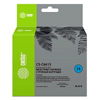 CS-C6615 -/ Картридж струйный Cactus CS-C6615 №15 черный (44мл) для HP CC 310/DJ 810c/816c/825c/840c/843c/845c/9