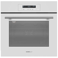 OEH606WH Шкаф духовой электрический HOMSair/ электрический, встраиваемый, электронное управление, 6 режимов, 60 л., конвекция, гриль, эмаль легкой очистки, белый цвет