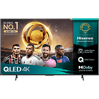 55E7QPRO Телевизор ЖК 55'' Hisense/ 55", QLED, Ultra HD, 144 Hz(VRR), Smart TV (ОС VIDAA U8.5), Wi-Fi, DVB-T2/T/C/S2/S, FreeSync Premium, 2.0Ch 2х10W, CI+(1.4), 3хHDMI, 2хUSB, Alexa Built-in, VIDAA Voice, Black 2025