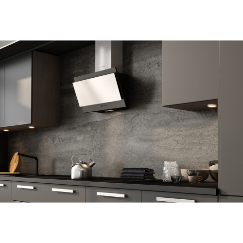 266380 GOOD, Кухонная вытяжка ELIKOR КВ Титан 60П-430-К3Д нерж/черный фото 4