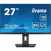 XUB2793HSU-B7 Монитор Iiyama 27" ProLite XUB2793HSU-B7 черный IPS LED 1ms 16:9 HDMI M/M матовая HAS Piv 1300:1 300cd 178гр/178гр 1920x1080 100Hz DP FHD USB 5.4кг