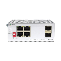 OI2206P/120W/A1A Коммутатор/ Unmanaged Industrial Switch 4x1000Base-T PoE, 2x1000Base-X SFP, PoE Budget 120W, Surge 4KV, -40 to 75°C