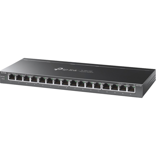 TL-SG116P Коммутатор/ 16-Port Gigabit Desktop Switch with 16-Port PoE+ фото 2 TL-SG116P Коммутатор/ 16-Port Gigabit Desktop Switch with 16-Port PoE+ фото 2