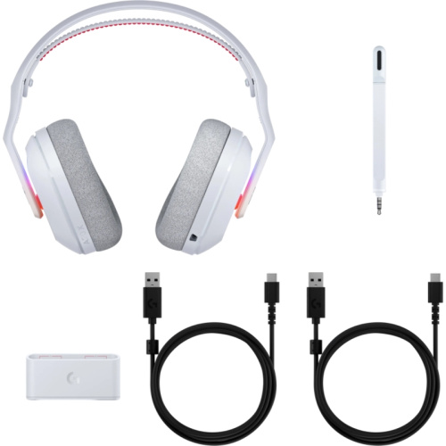 939-002253 Гарнитура/ Logitech Wireless Gaming Headset A20 X - White фото 7