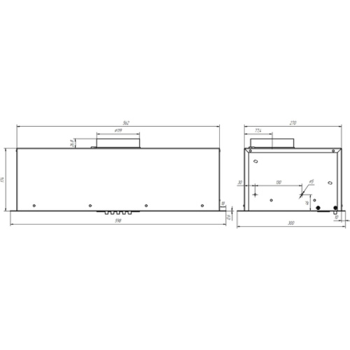 692346 GOOD, Кухонная вытяжка ELIKOR КВ Cube Basic 60П-500-К3Д черный фото 8