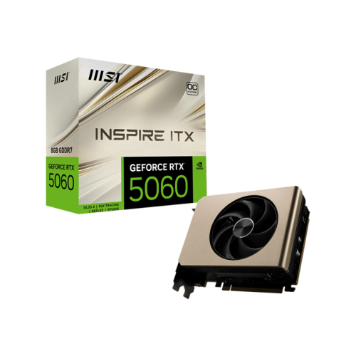 GeForceRTX50608GINSPIREITXOC Видеокарта/ GeForce RTX 5060 8G INSPIRE ITX OC GeForceRTX50608GINSPIREITXOC Видеокарта/ GeForce RTX 5060 8G INSPIRE ITX OC