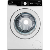 KWM42IL1267 Стиральная машина Korting/ Стиральная машина с фронтальной загрузкой, ГЛУБИНА 42 см, загрузка 6 кг, скорость отжима 1200 об/мин, инверторный двигатель, сенсороное управление, Цифровой дисплей с отображением времени до окончания программы, LED