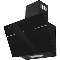 Astro60GlassBlack ВЫТЯЖКА MAUNFELD/ Наклонная, 60 см, 850 м3/ч, сенсорное управление, таймер, цвет черный, стекло, угольный фильтр CF150 (не входит в комплект)
