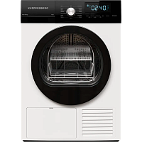 DM660W Сушильная машина KUPPERSBERG/ Сушильная машина KUPPERSBERG, High-Tech, загрузка 10 кг, 15 программ, тепловой насос, отсрочка старта, реверс барабана, электронное управление, блокировка от детей, энергоэффективность А++, цвет белый
