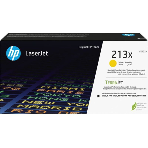 Тонер-картридж/ HP 213X Yellow High Yield Original LaserJet Toner Cartridge Тонер-картридж/ HP 213X Yellow High Yield Original LaserJet Toner Cartridge