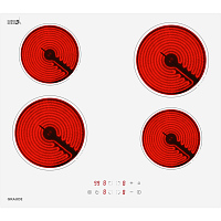 Встраиваемые электрические панели Graude/ Электрическая, стеклокерамическая варочная панель, 590 х 51 х 520 мм, Сенсорное управление,  9 ступеней нагрева, Функция таймера, Двойная и овальная варочные зоны, Индикация остаточного тепла,Автоматическое отключ