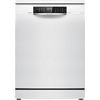 SMS6EMW65Q Посудомоечная машина BOSCH, отдельностоящая, 60 см, 13 комплектов, 6 стандартных программ, 4 температурных режима, технология защиты стекла, проточный нагревательный элемент, самоочистка фильтра, AquaSensor, дисплей, Wi-Fi, отсрочка запуска, 3