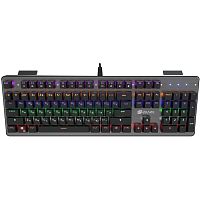 499578 Клавиатура Oklick 970G Dark Knight механическая черный/серебристый USB for gamer LED