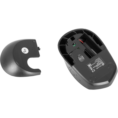 1196571 Мышь Oklick 488MW черный/серый оптическая 1600dpi беспров. USB для ноутбука 4but (1196571) фото 4