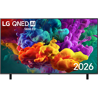 65QNED85B6C.ARUG Телевизор ЖК 65'' LG/ 65", Ultra HD, QNED MiniLED, Dynamic QNED Color, Edge Led, Precision Dimming Pro, AI Picture Pro, Smart TV (WebOS 26), Wi-Fi 5, DVB-T2/C/S2, MR, 120Hz Native (VRR 144Hz), 2.0ch (20W), 4хHDMI, 2хUSB, 2 Pole, черный гр