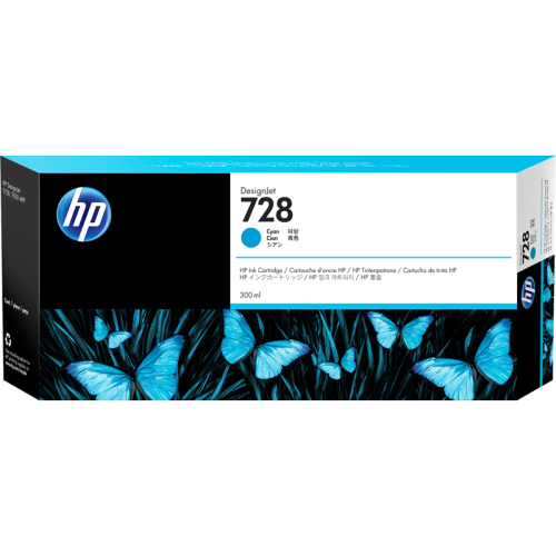 F9K17A Картридж/ HP 728 300-ml Cyan InkCart