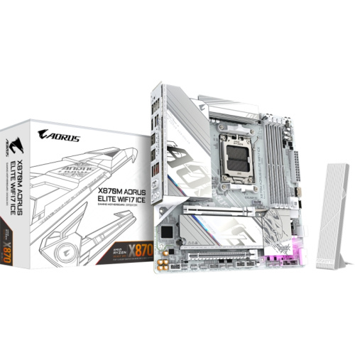 X870MAELITEWF7ICE Материнская плата/ X870M A ELITE WF7 ICE фото 10