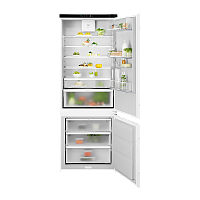 E7TNGE75S Встраиваемые холодильники ELECTROLUX/ Холодильник комбинированный No Frost, встраиваемый, Размеры ВxШxГ [мм]: 1884x696x549, сенсорное управление с символьным дисплеем, Динамическая система охлаждения в холодильной камере, система охлаждения в мо