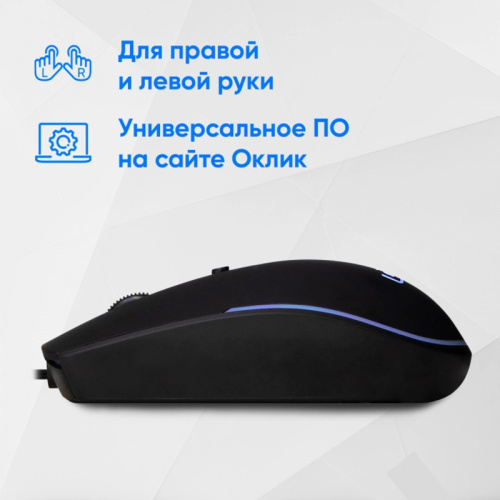 1909417 Мышь Oklick 100M черный оптическая 1600dpi USB для ноутбука 4but (1909417) фото 11 1909417 Мышь Oklick 100M черный оптическая 1600dpi USB для ноутбука 4but (1909417) фото 11