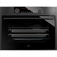 OCS8487B Встраиваемые электрические духовки ASKO/ Арт. 736347 ; 45.5 х 59.5 х 54.6 см, на пару, 51 л., серия Craft, 160 автоматических программ, 11 режимов нагрева, гриль, сенсорные и поворотные переключатели, цветной дисплей, телескопические направляющие