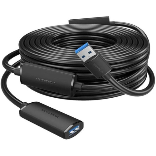 CBMBL Активный кабель-удлинитель Vention USB 3.0 AM/AF с усилителем - 10м Черный CBMBL Активный кабель-удлинитель Vention USB 3.0 AM/AF с усилителем - 10м Черный