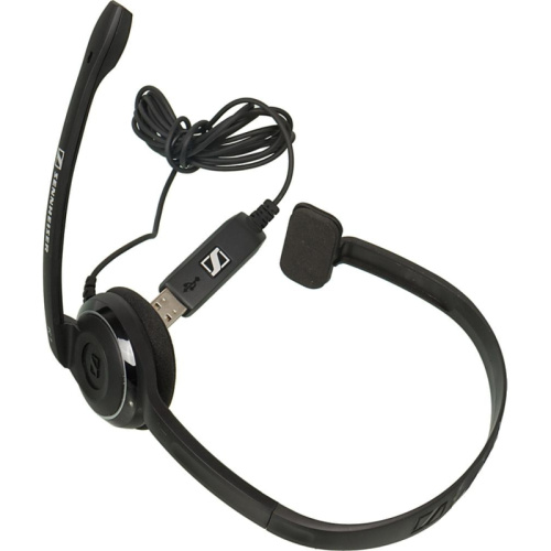 504196 Наушники с микрофоном Sennheiser PC 7 черный 2м накладные USB оголовье (504196) фото 2 504196 Наушники с микрофоном Sennheiser PC 7 черный 2м накладные USB оголовье (504196) фото 2