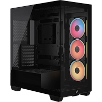 CC-9011324-WW Корпус без блока питания/ Case Corsair 3500X LX-R RGB iCUE LINK, Midi-Tower, TG, 3x120mm ARGB, 2xUSB-A 3.2, 1xUSB 3.2 Type-C, E-ATX, ATX, mATX, mITX Black