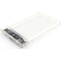 3UB2P4C Внешний корпус для HDD/SSD AgeStar 3UB2P4C SATA III USB3.0 пластик прозрачный 2.5" [3UB2P4C]