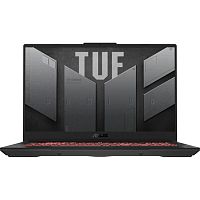 90NR0EF5-M00AX0 Ноутбук/ ASUS TUF A17 FA707NUG-HX182 17.3"(1920x1080 (матовый, 144Hz) IPS)/AMD Ryzen 7 7445HS(3.55Ghz)/16384Mb/512PCISSDGb/noDVD/Ext:nVidia GeForce RTX4050(6144Mb)/Cam/BT/WiFi/56WHr/war 1y/2.6kg/Mecha Gray/DOS