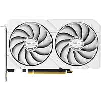90YV0LG3-M0NA00 Видеокарта ASUS RX9060XT DUAL WHITE 16GB GDDR6 128bit 2xDP HDMI 2FAN RTL (DUAL-RX9060XT-16G-WHITE)