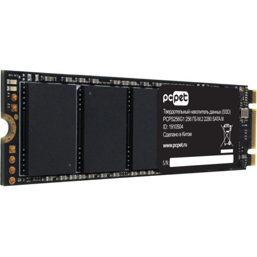 PCPS256G1 Твердотельный накопитель PC Pet SATA-III 256GB PCPS256G1 M.2 2280 OEM [PCPS256G1] фото 3