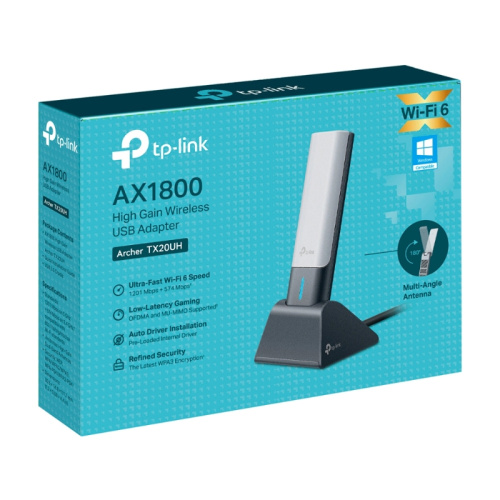 ArcherTX20UH Адаптер Wi-Fi/ AX1800 High Gain Dual Band Wi-Fi 6 USB Adapter фото 3