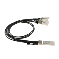 OC-QSFP-4x10G-1M Кабель/ OSNOVO Объединительный DAC кабель QSFP+ 40G для 4х10G. Скорость: 40 Гбит/c. Тип разъема: QSFP+/SFP+. Длина кабеля 1м. Размеры коннектора (ШхВхГ): 11x9x101мм.