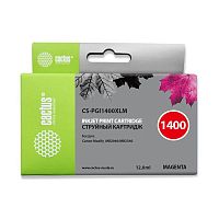 -/ Картридж струйный Cactus CS-PGI1400XLM пурпурный (12мл) для Canon MB2050/MB2350/MB2040/MB2340