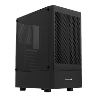 M540-TGBK Корпус без блока питания/ Case HSPD M540, Mesh Mid Tower, Black, TG, 0.45 SPCC, no fans, ATX, mATX, mITX, 160/300/150mm, 2x2.5", 2x3.5", 7xPCI, 1xUSB-A 3.0, 2xUSB-A 2.0, 365x216x405mm