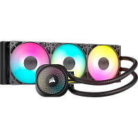 CW-9060093-WW Система жидкостного охлаждения/ Water Cooling System Corsair NAUTILUS 360 ARGB (360mm, Black, ARGB/ Fans: 3x120mm, 72.8CFM, 36dBA, 1700RPM/ S: 1851, 1700, AM5, AM4)