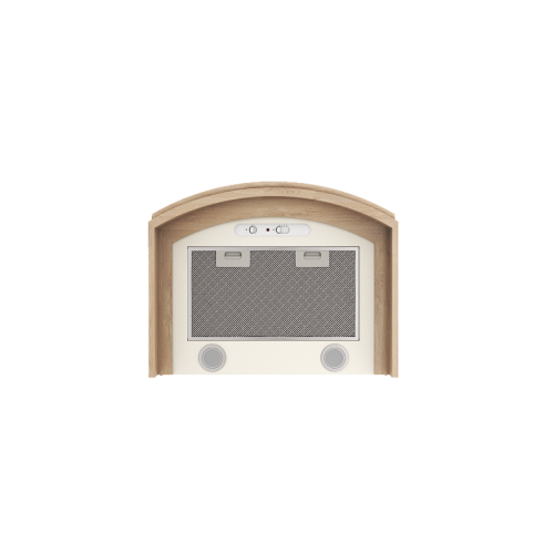 940945 GOOD, Кухонная вытяжка ELIKOR Ротонда 60П-1000-П3Д бежевый/дуб неокр фото 4