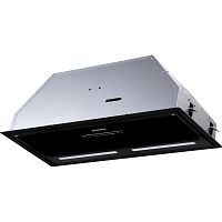 Nebula85GlassBlack ВЫТЯЖКА MAUNFELD/ Полновстраиваемя, 85 см, 1050 м3/ч, 57дБ, 3 скорости, слайдерное управление, дисплей, цвет: черное стекло (Фильр CF110 не входит в комплект)