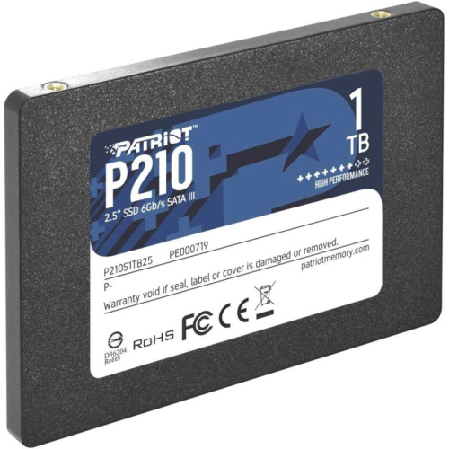 P210S1TB25 Твердотельный накопитель Patriot SATA-III 1TB P210S1TB25 P210 2.5" [P210S1TB25] фото 4