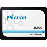 MTFDDAK960TDT-1AW1ZABYY Твердотельный накопитель/ Micron SSD 5300 MAX, 960GB, 2.5" 7mm, SATA3, 3D TLC, R/W 540/520MB/s, IOPs 95 000/75 000, TBW 8760, DWPD 5 (12 мес.)