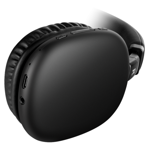 SV-023003 Беспроводные наушники с микрофоном SVEN AP-B325MV, чёрный (Bluetooth, ANC, 400mAh) фото 4 SV-023003 Беспроводные наушники с микрофоном SVEN AP-B325MV, чёрный (Bluetooth, ANC, 400mAh) фото 4