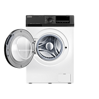 CARMELLAL614VI Стиральная машина Delonghi/ Стиральная машина Delonghi, глубина 45 см, 1000 об/мин, загрузка 6 кг, 16 программ, инверторный BLDC мотор, LED дисплей, электронное управление, отсрочка запуска, пар, дозагрузка белья, очистка барабана, энергоэф