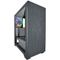 CSAZ-450HIVE Корпус Azza Hive черный ATX 8x120mm 5x140mm 2xUSB2.0 1xUSB3.0 audio bott PSU [CSAZ-450 HIVE]