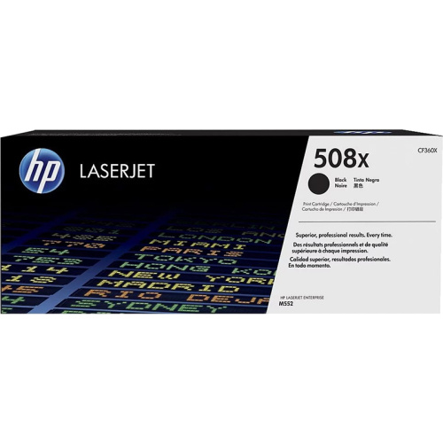 CF360X Тонер-картридж/ HP 508X High Yield Black Original LaserJet Toner Cartridge CF360X Тонер-картридж/ HP 508X High Yield Black Original LaserJet Toner Cartridge
