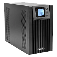 POWERMANOnline2000 ИБП POWERMAN Online 2000, LCD, двойного преобразования, 2000ВА, 1800Вт, 3 евророзетки с резервным питанием, USB, RS232, слот SNMP, разъем EPO, батарея 12В 9Ач 4 шт., 191 х 460 х 337 мм., 20 кг./ UPS POWERMAN Online 2000, LCD, double con
