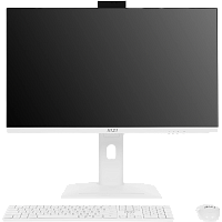 9S6-AF0112-097 Моноблок/ MSI Modern AM273QP AI 1UM-097XRU 27"(2560x1440 IPS (100Hz))/Intel Core Ultra 5 125H(1.2Ghz)/16384Mb/512PCISSDGb/noDVD/Int:Intel Arc Graphics/Cam/BT/WiFi/war 1y/8.05kg/White/noOS + Wireless KB+M