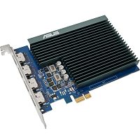 GT730-4H-SL-2GD5 Видеокарта ASUS PCI-E GT730-4H-SL-2GD5 NVIDIA GeForce GT 730 2Gb 64bit GDDR5 902/5010 HDMIx4 HDCP Ret [GT730-4H-SL-2GD5]