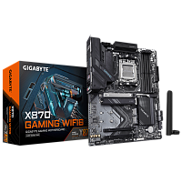 X870GAMINGWIFI6 Материнская плата/ X870 GAMING WIFI6, Socket AM5, AMD X870, 4xDDR5-5200, HDMI, 3xPCI-Ex16, 4xSATA3(RAID 0/1/10), 3xM.2, 8 Ch Audio, 1x2,5GLan, WIFI, (4+4)xUSB2.0, (4+2)xUSB3.2, (2+1)xUSB Type-C™, ATX, RTL