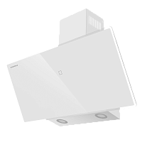 EAGLE85090GlassWhite Кухонная вытяжка MAUNFELD/ Кухонная вытяжка, наклонная, сенсорное управление, таймер, 850 м3/ч, уровень шума 60 дБ, цвет белый